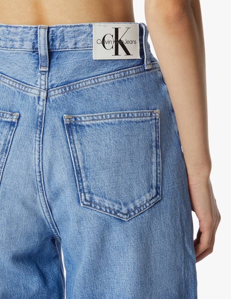 rinascente Calvin Klein Jeans High rise relaxed jeans - light blue