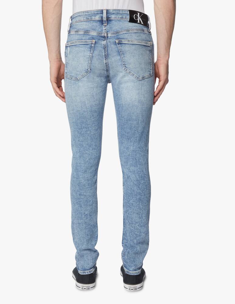 rinascente Calvin Klein Jeans Fake rips skinny jeans - blue