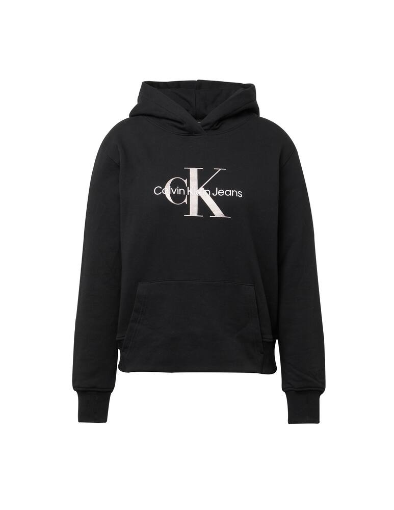 rinascente Calvin Klein Jeans Felpa con cappuccio monogramma - nero