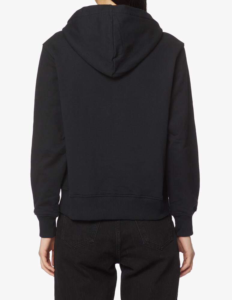rinascente Calvin Klein Jeans Felpa con cappuccio monogramma - nero