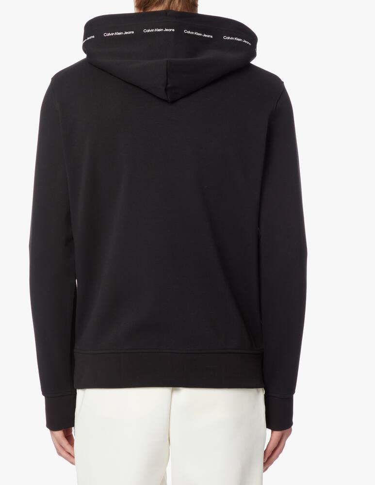 rinascente Calvin Klein Jeans Repeat logo hoodie - black