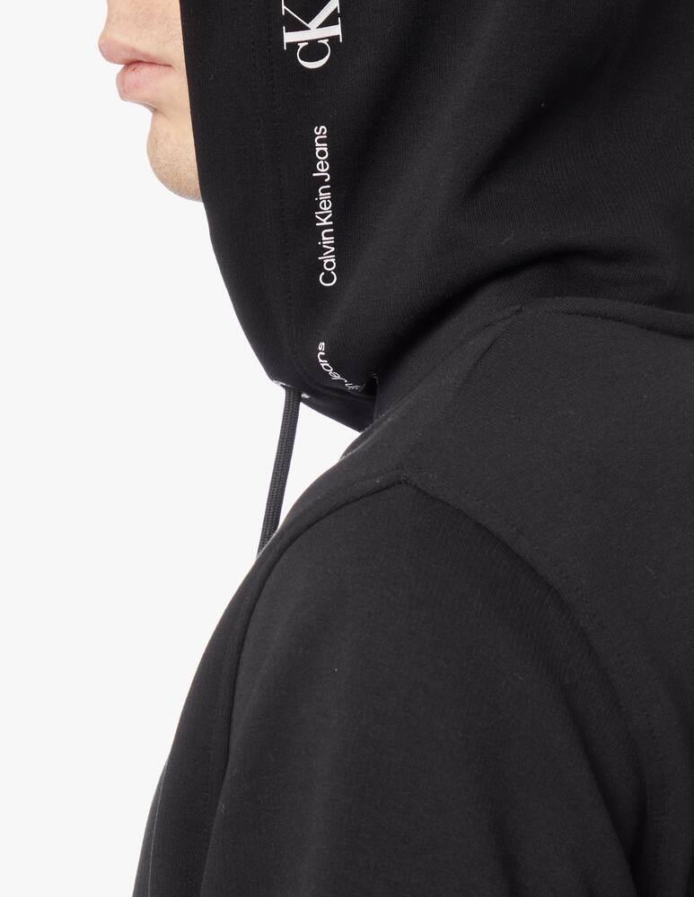 rinascente Calvin Klein Jeans Repeat logo hoodie - black