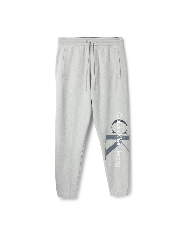 rinascente Calvin Klein Jeans 2tone big monogram sweatpant - grey