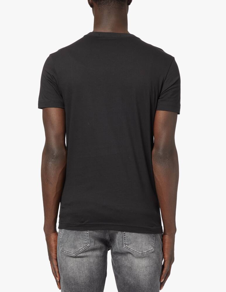 rinascente Calvin Klein Jeans Maglietta manica corta spliced monogram - nero