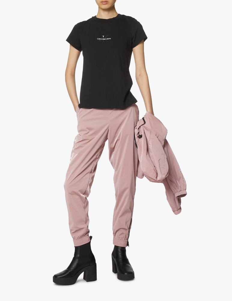 rinascente Calvin Klein Jeans T-shirt slim monogram logo - black