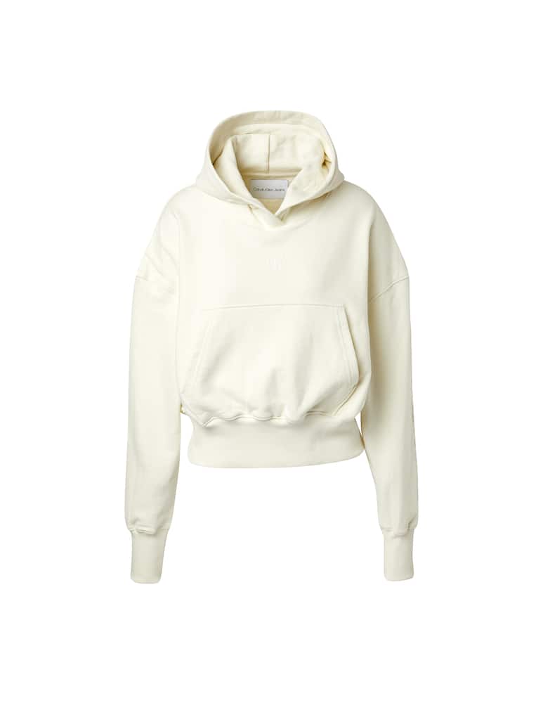 Calvin Klein Jeans Hoodie back two tone monogram - white - picture 5 Calvin Klein Jeans Hoodie back two tone monogram - white - picture 5