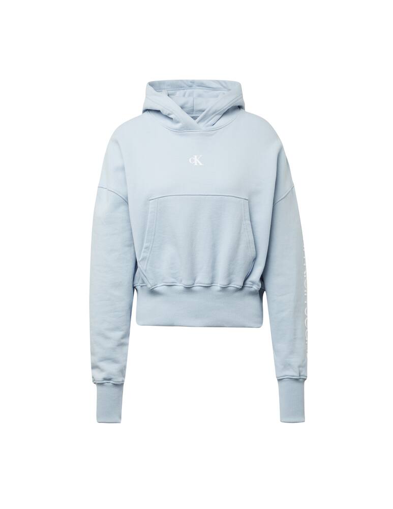 rinascente Calvin Klein Jeans Sweatshirt with monogram - light blue