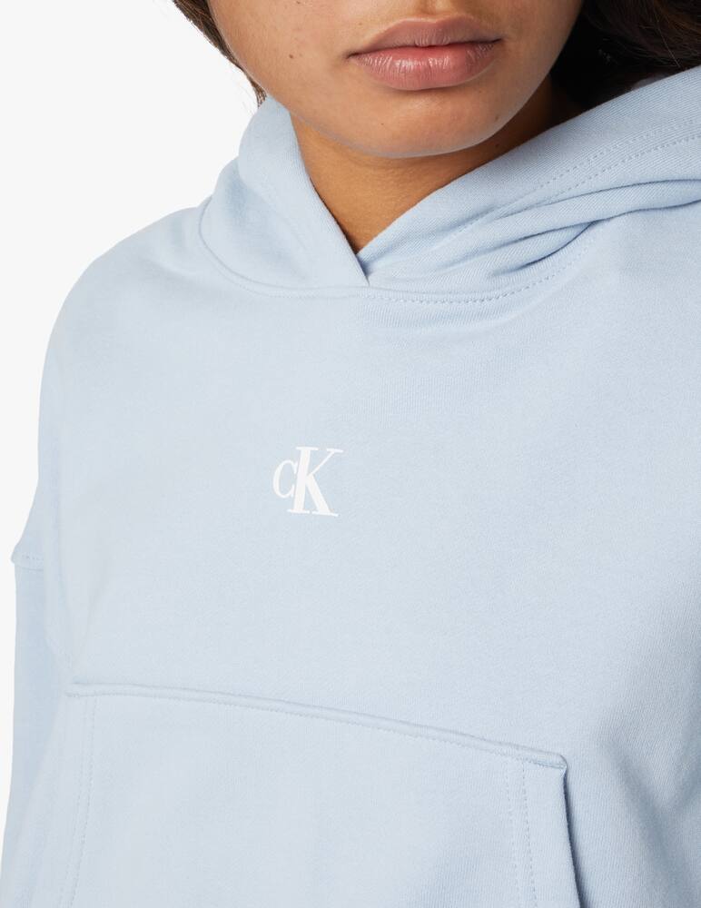 rinascente Calvin Klein Jeans Sweatshirt with monogram - light blue