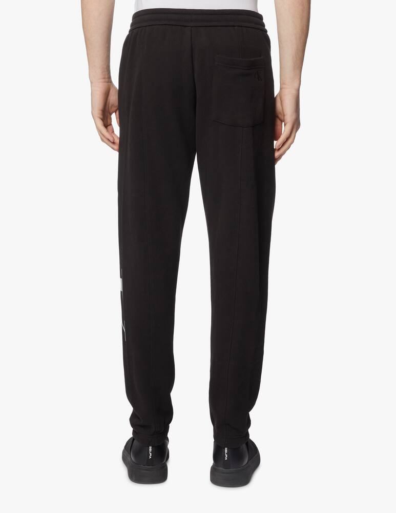 rinascente Calvin Klein Jeans 2tone big monogram sweatpant - black