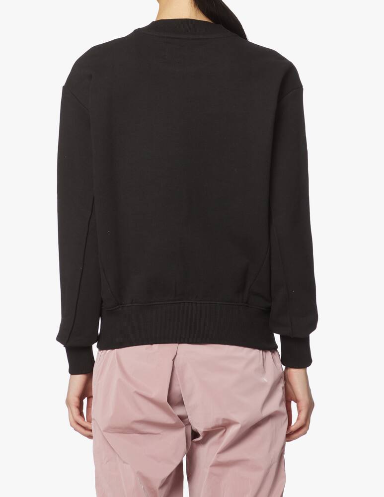 rinascente Calvin Klein Jeans Sweatshirt monogram logo crewneck - black