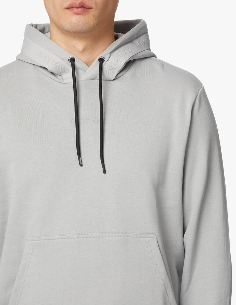 rinascente Calvin Klein Felpa con cappuccio logo tst - grigio
