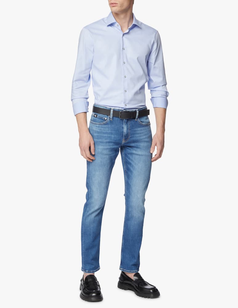 rinascente Calvin Klein Fitted twill easy care cannes shirt 