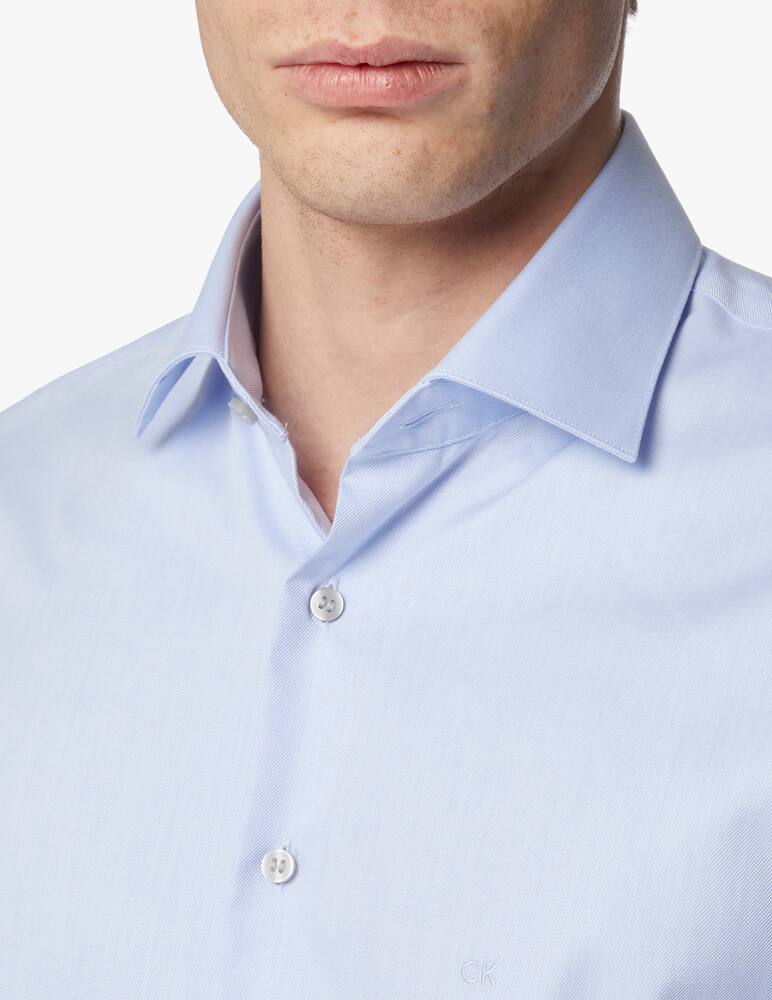 rinascente Calvin Klein Fitted twill easy care cannes shirt 