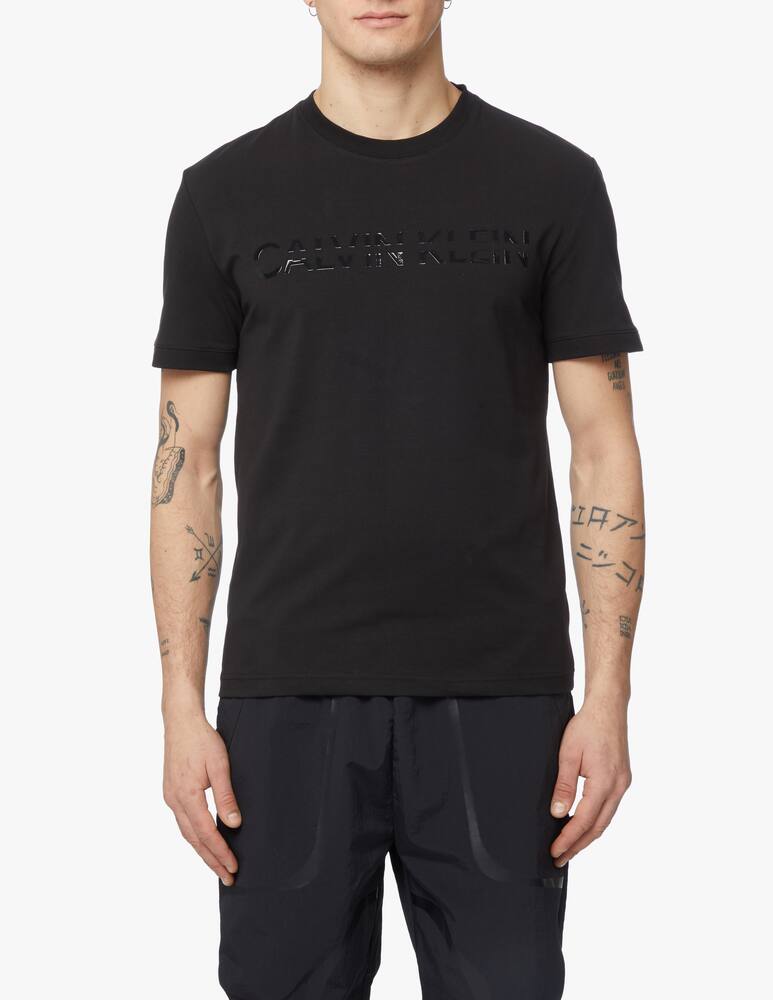 rinascente Calvin Klein Shine logo t-shirt - black