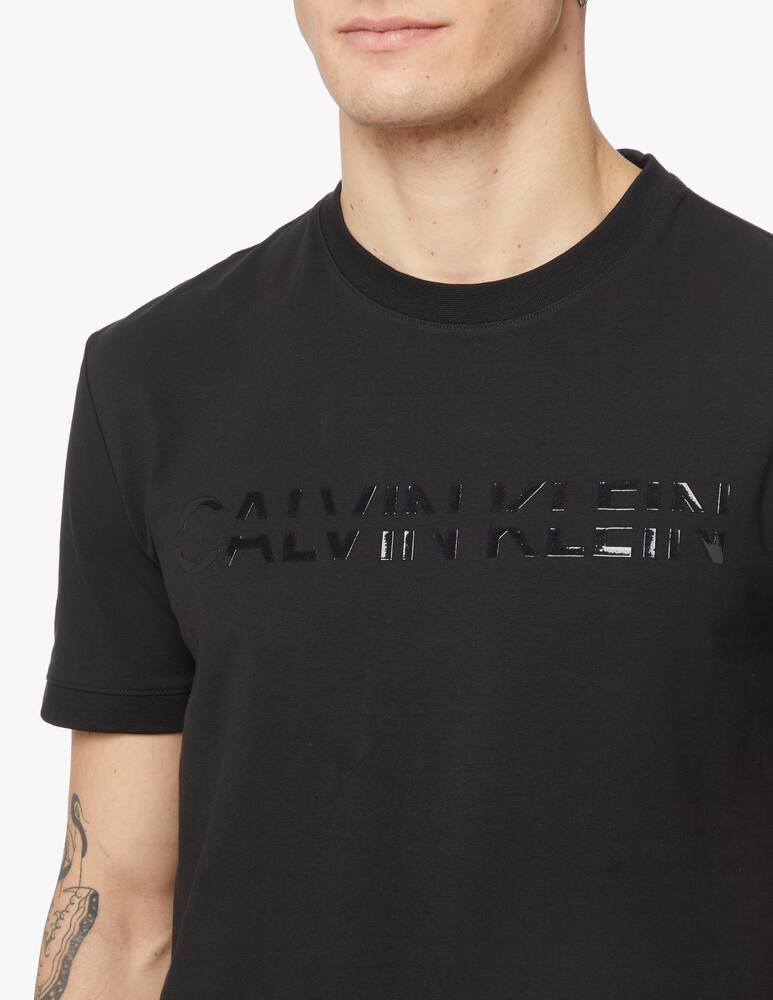 rinascente Calvin Klein Shine logo t-shirt - black