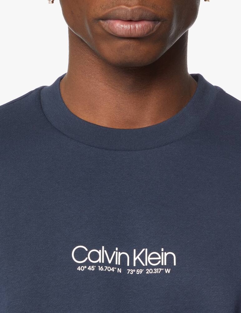 Calvin Klein Coordinates logo sweatshirt - blue - picture 4 Calvin Klein Coordinates logo sweatshirt - blue - picture 4