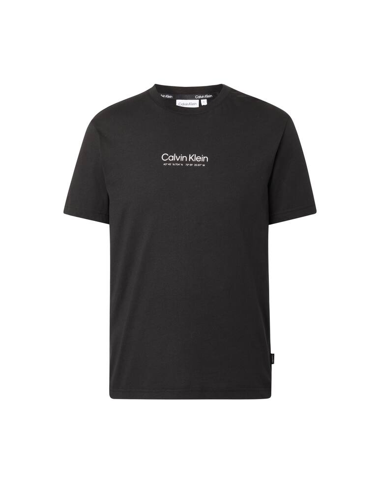 rinascente Calvin Klein Maglietta manica corta logo coordinate - nero