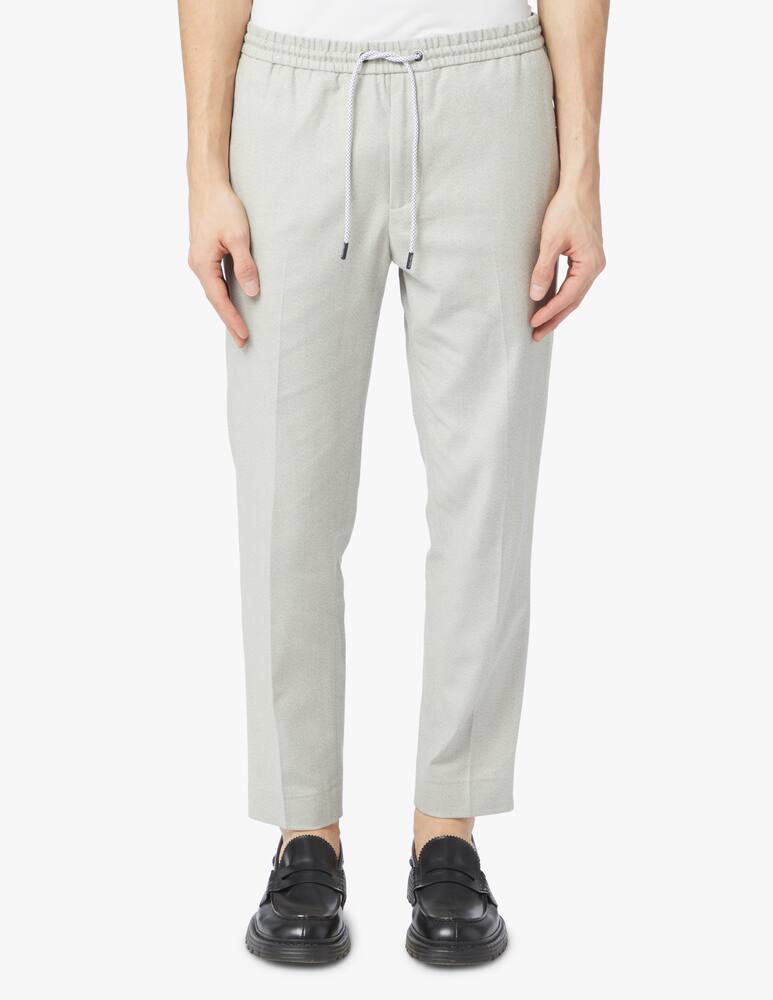 rinascente Calvin Klein Stretch cotton dobby pant - beige