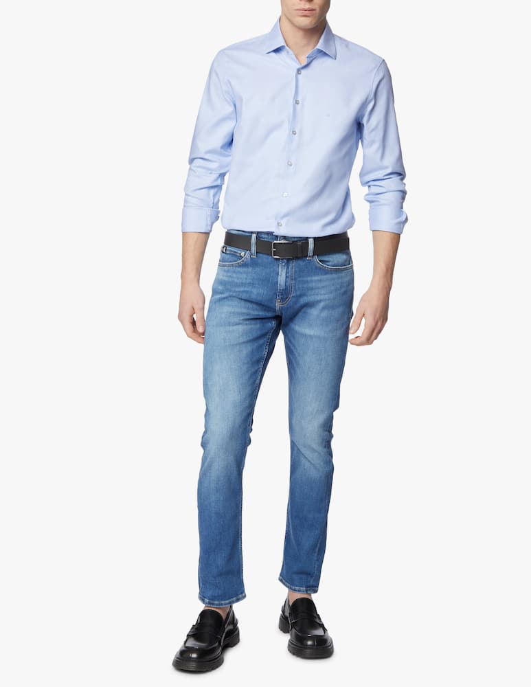 rinascente Calvin Klein Cannes fitted shirt - light blue