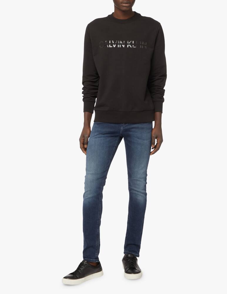 rinascente Calvin Klein Shine logo sweatshirt - black