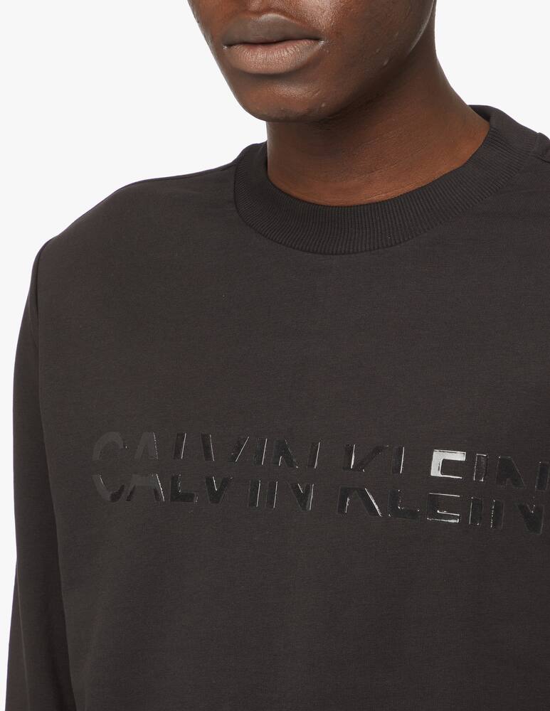 rinascente Calvin Klein Shine logo sweatshirt - black
