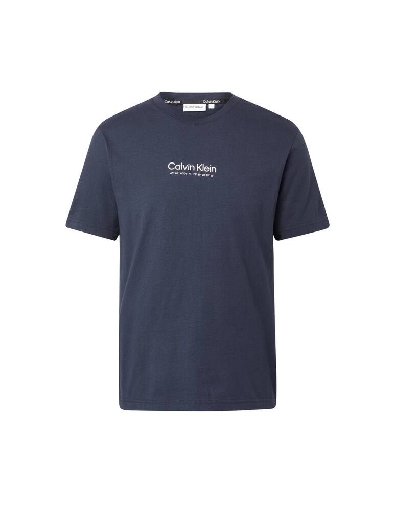 rinascente Calvin Klein Coordinates logo t-shirt - blue
