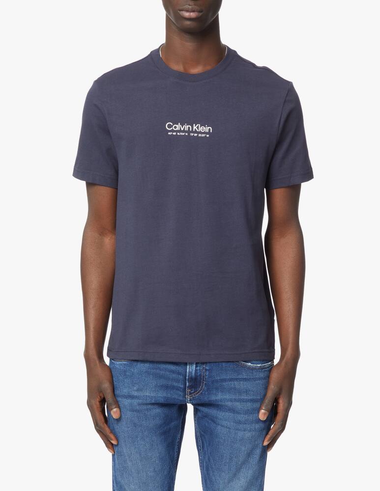 rinascente Calvin Klein Coordinates logo t-shirt - blue