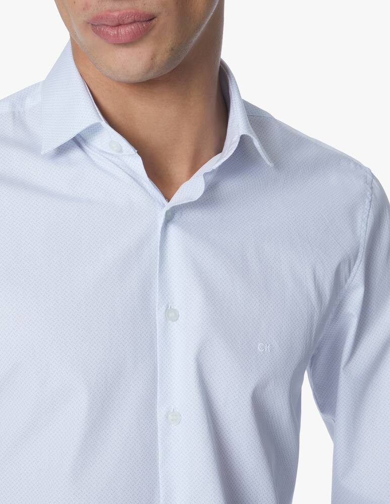 rinascente Calvin Klein Printed slim shirt - white