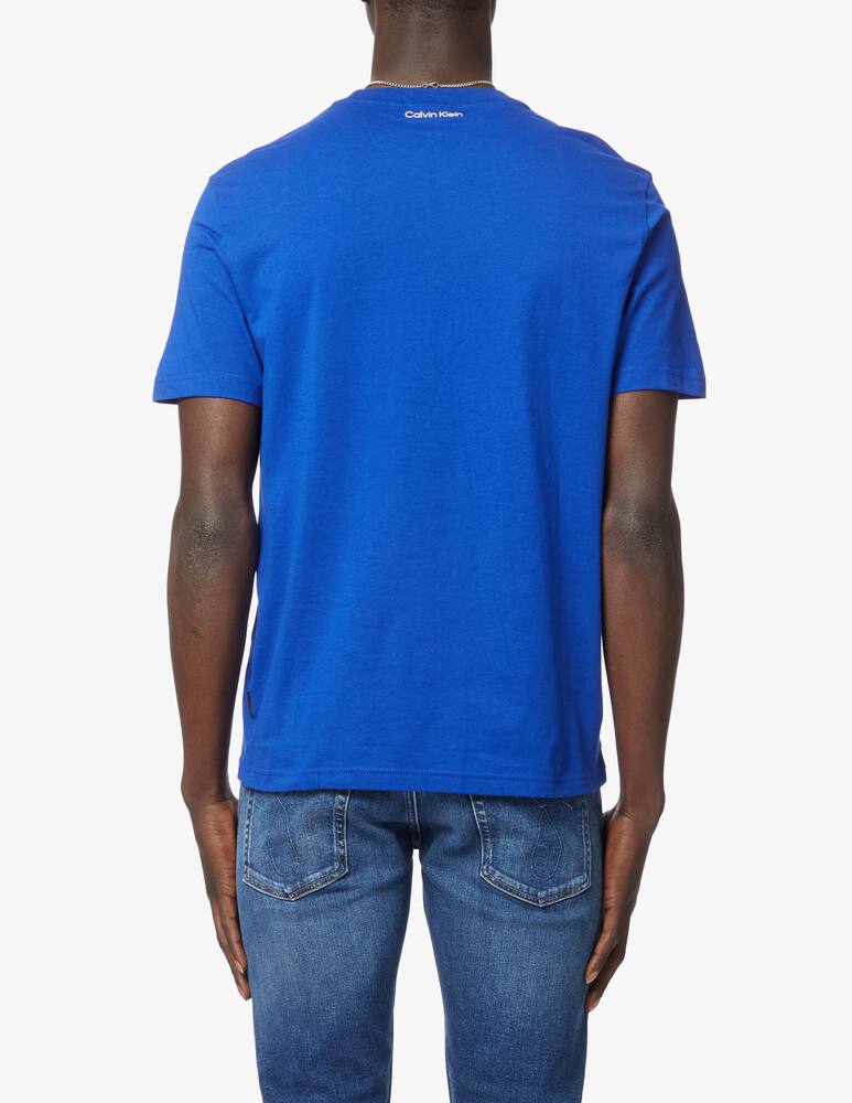 rinascente Calvin Klein Maglietta manica corta logo coordinate - blu