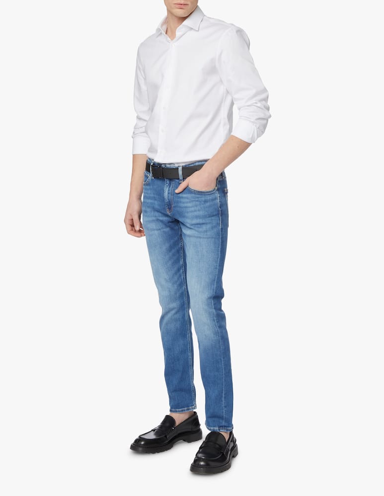 rinascente Calvin Klein Camicia fitted twill easy care cannes 