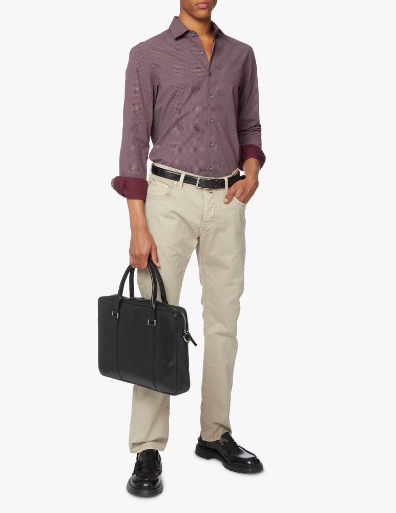 rinascente Calvin Klein Camicia slim stampa - rosso