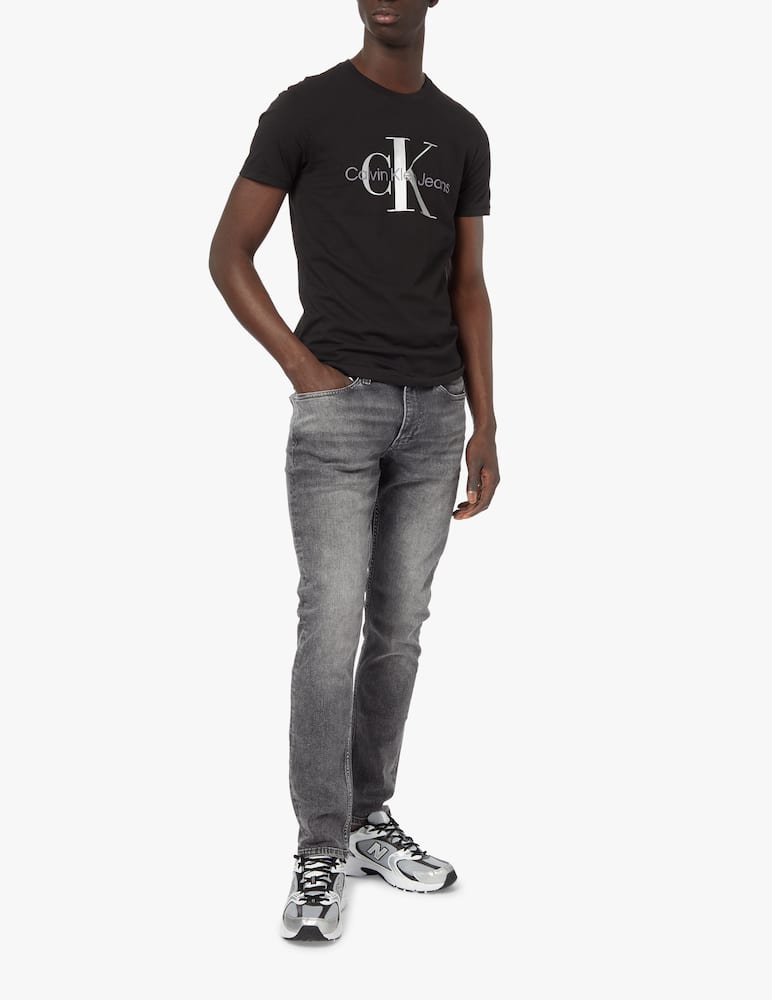 rinascente Calvin Klein Jeans Maglietta monogram grande - nero