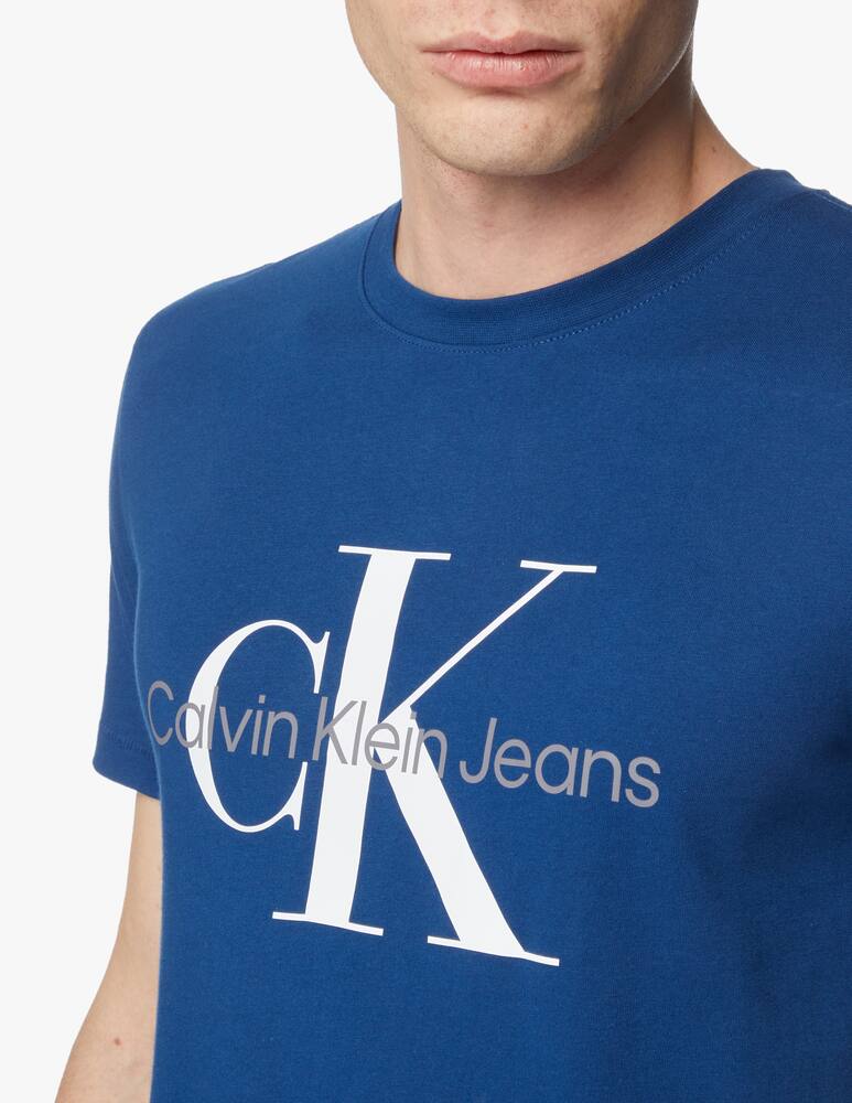 rinascente Calvin Klein Jeans Big monogram t-shirt - blue