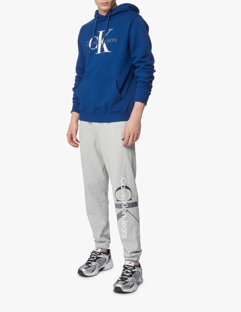 rinascente Calvin Klein Jeans Felpa con cappuccio monogram - blu