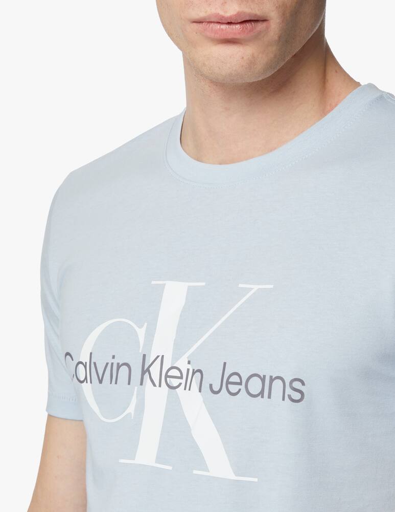 rinascente Calvin Klein Jeans Big monogram t-shirt - light blue