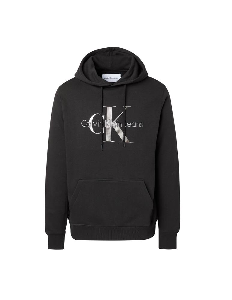 rinascente Calvin Klein Jeans Felpa con cappuccio monogram - nero