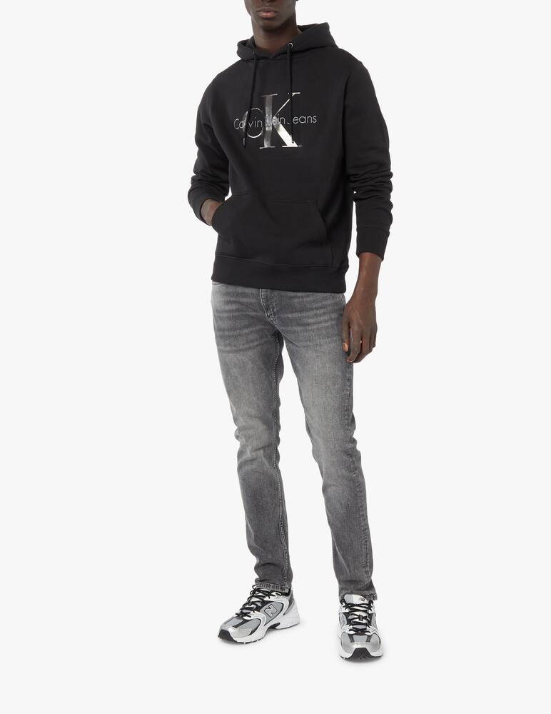 rinascente Calvin Klein Jeans Felpa con cappuccio monogram - nero