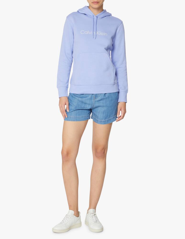 rinascente Calvin Klein Performance Cotton blend hoodie - violet