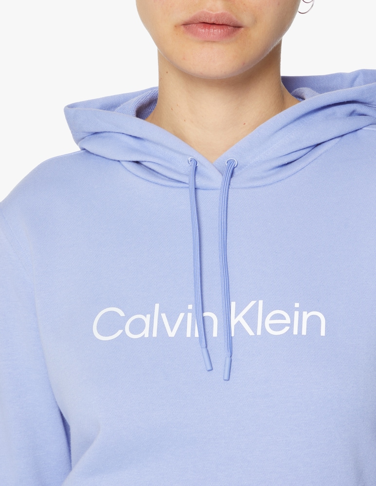 rinascente Calvin Klein Performance Cotton blend hoodie - violet
