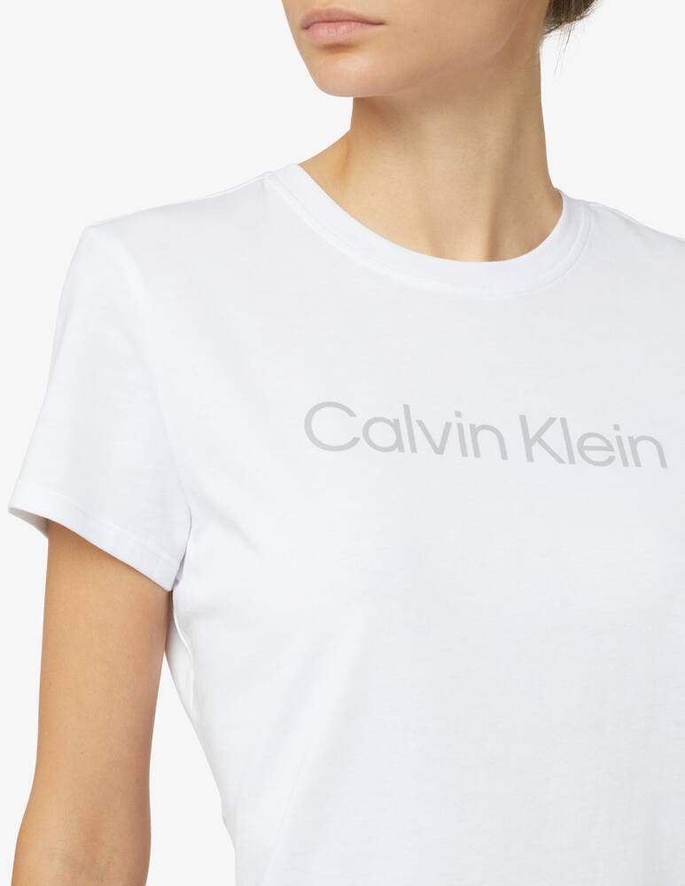 rinascente Calvin Klein Performance T-shirt in misto cotone - Bianco