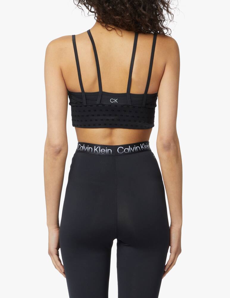 rinascente Calvin Klein Performance Reggiseno sportivo support basso - nero