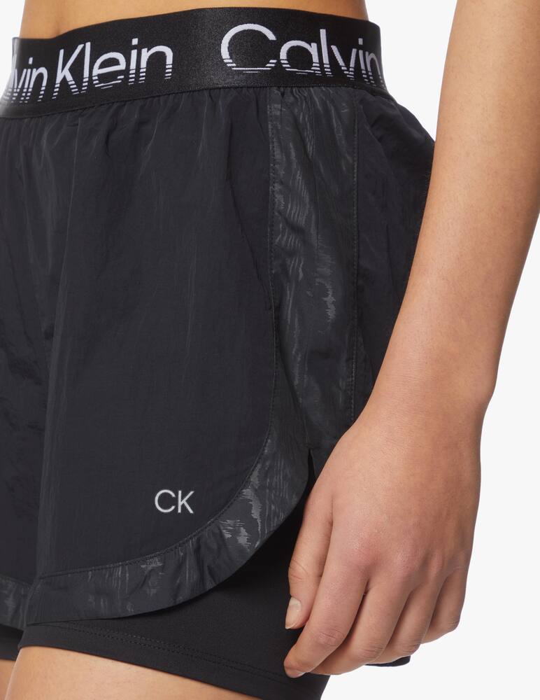 rinascente Calvin Klein Performance Sports 2-in-1 shorts - black