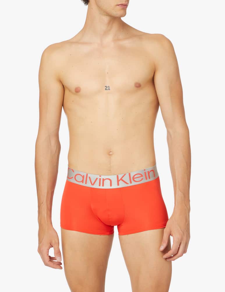 rinascente Calvin Klein Boxer 3pezzi vita bassa steel micro - marrone