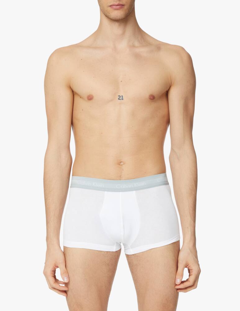 rinascente Calvin Klein Boxer 3pezzi vita bassa in cotone stretch - multicolor