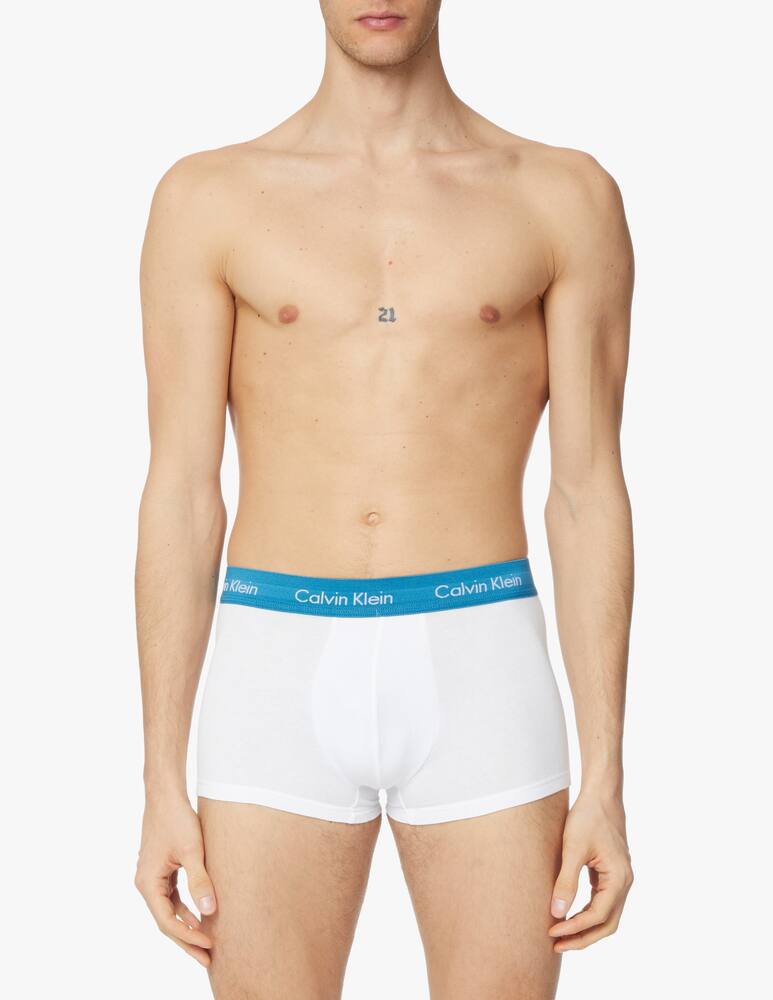 rinascente Calvin Klein Boxer 3pezzi vita bassa in cotone stretch - multicolor