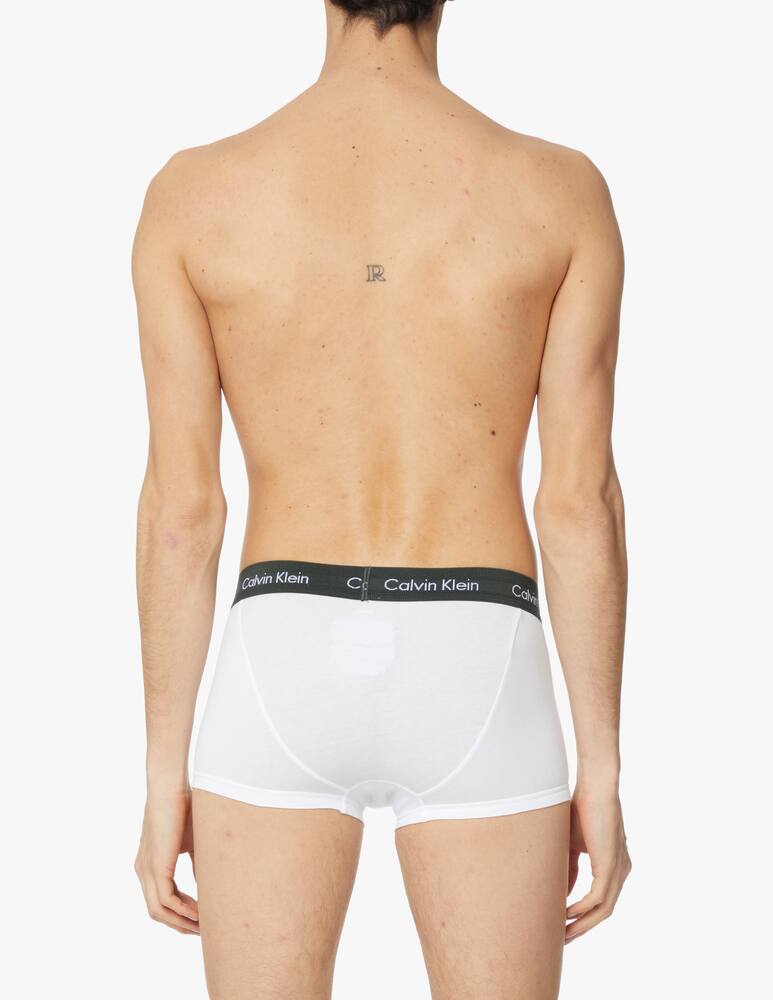 rinascente Calvin Klein Boxer 3pezzi vita bassa in cotone stretch - multicolor