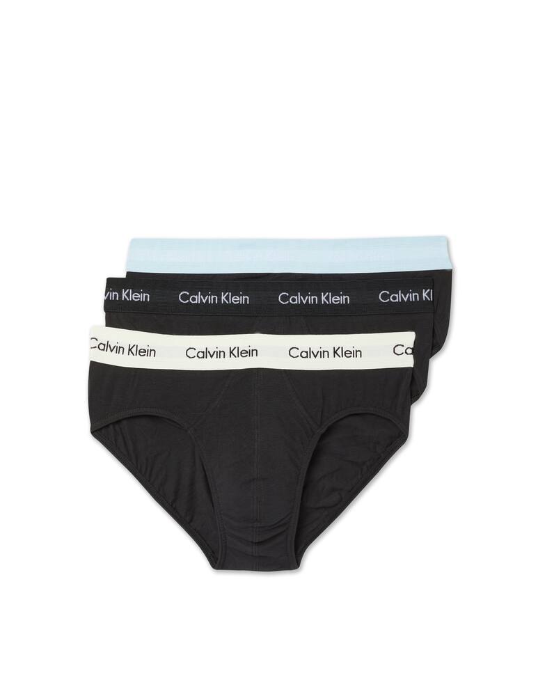 rinascente Calvin Klein Slip 3pezzi hip in cotone stretch - multicolor