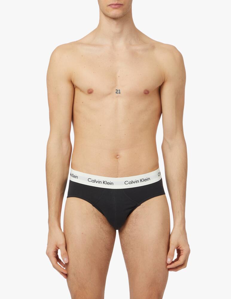 rinascente Calvin Klein Slip 3pezzi hip in cotone stretch - multicolor