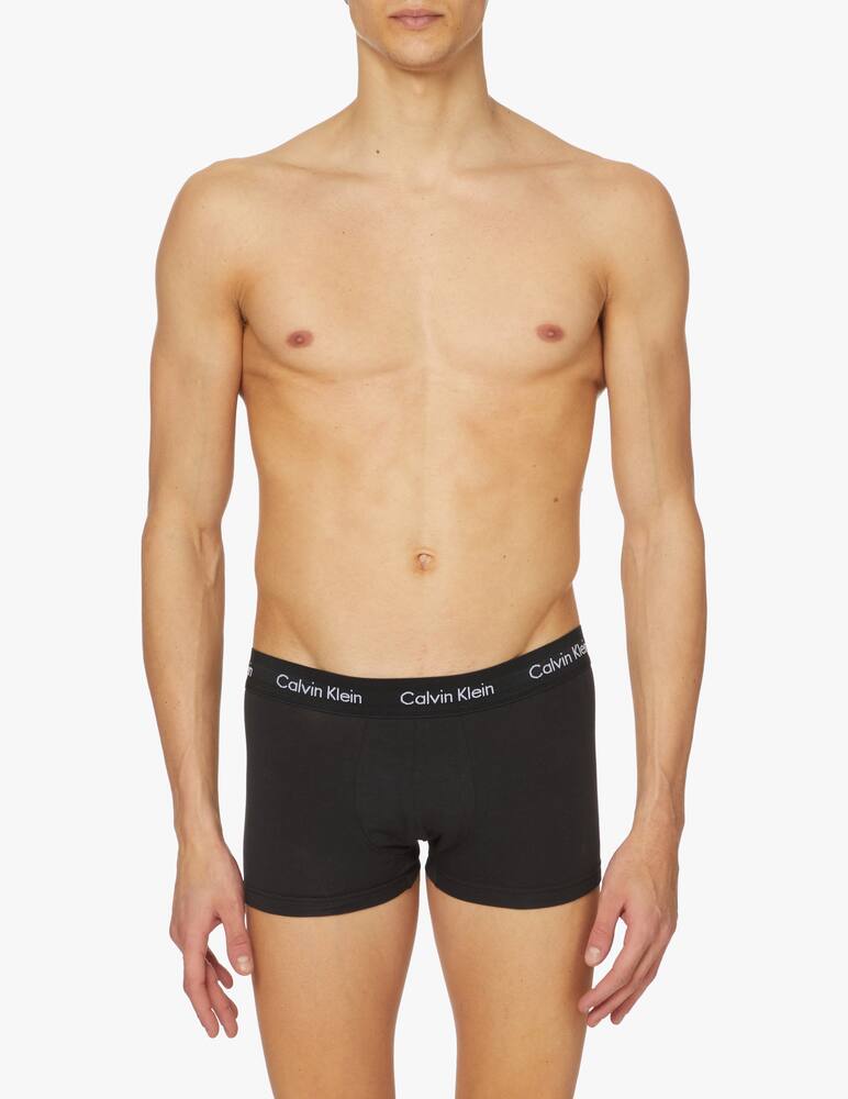 rinascente Calvin Klein Boxer 3pezzi vita bassa in cotone stretch - multicolor