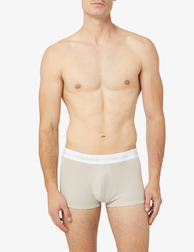 rinascente Calvin Klein Boxer vita bassa in cotone stretch 3pezzi - Multicolor
